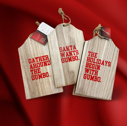 Holiday Wood Boards 7x11" (set/3)