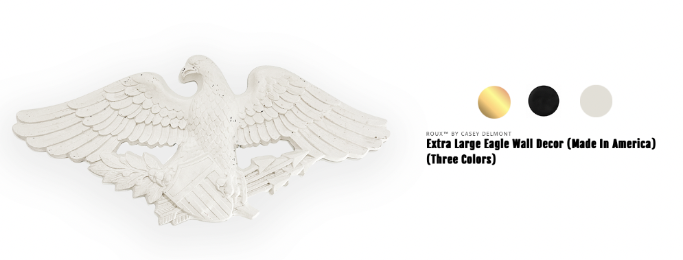 Extra Large Eagle Wall Decor (Made in America) (three colors)