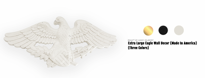 Extra Large Eagle Wall Decor (Made in America) (three colors)