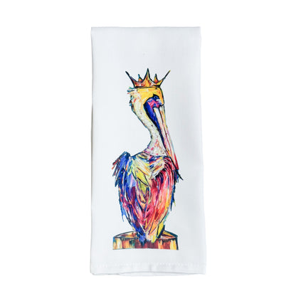 Colorful Pelican Towel