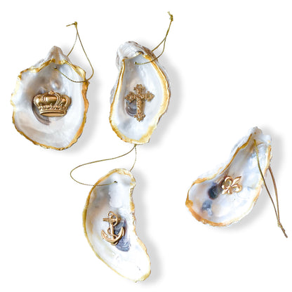 Brass Oyster Ornaments (Symbols)